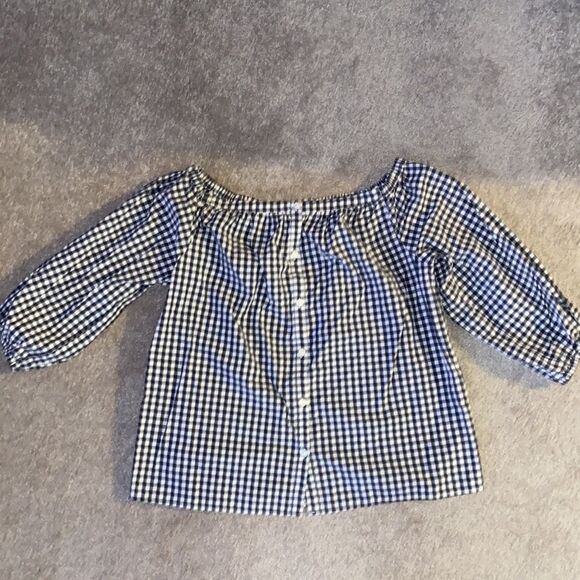 Merona Off the Shoulder Gingham Top! - Picture 9 of 13